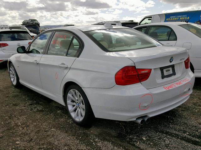 WBAPH5G54BNM74199 - 2011 BMW 328 I SULE WHITE photo 3