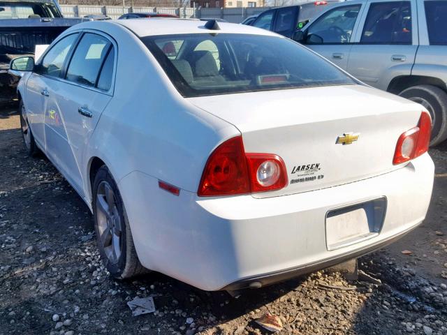 1G1ZC5EU7CF397840 - 2012 CHEVROLET MALIBU 1LT თეთრი ფოტო 3