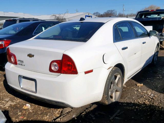 1G1ZC5EU7CF397840 - 2012 CHEVROLET MALIBU 1LT თეთრი ფოტო 4