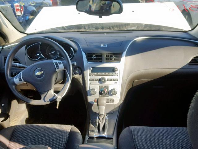 1G1ZC5EU7CF397840 - 2012 CHEVROLET MALIBU 1LT თეთრი ფოტო 9