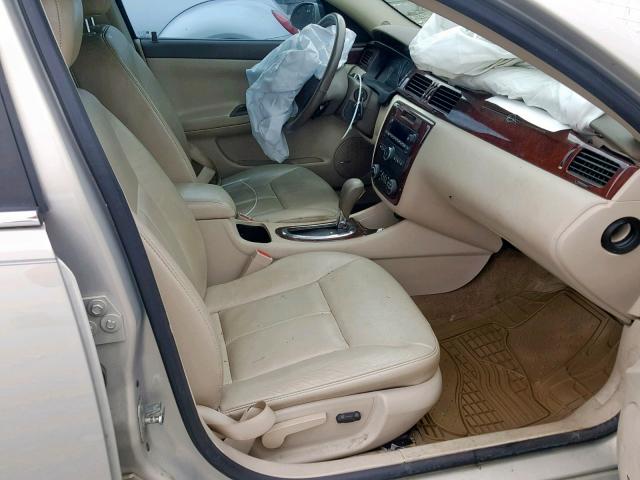 2G1WU583989266315 - 2008 CHEVROLET IMPALA LTZ TAN photo 5