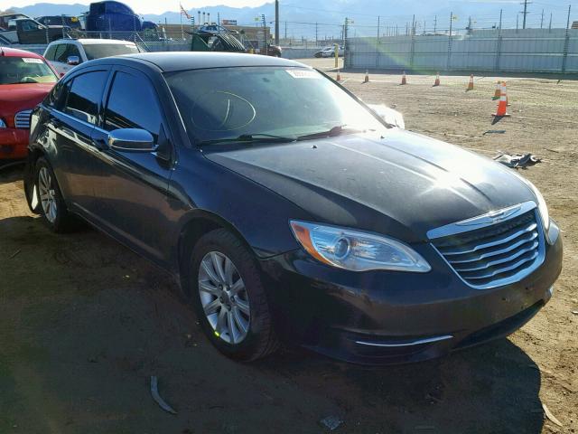 1C3BC4FBXBN568220 - 2011 CHRYSLER 200 LX BLACK photo 1