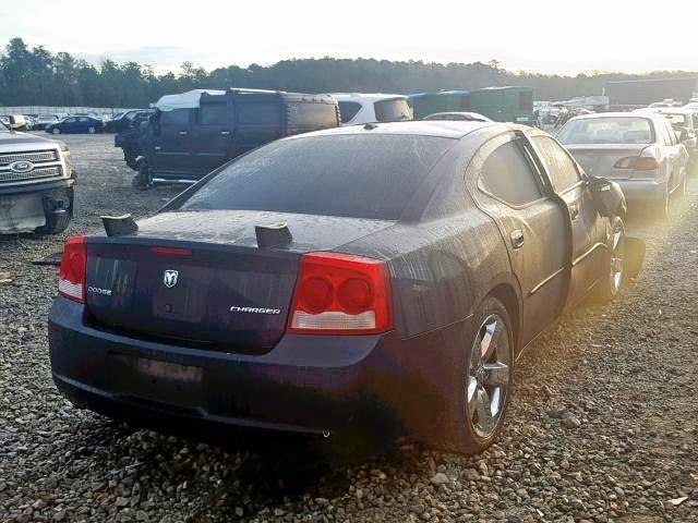 2B3CA9CV1AH239027 - 2010 DODGE CHARGER RA BLACK photo 4