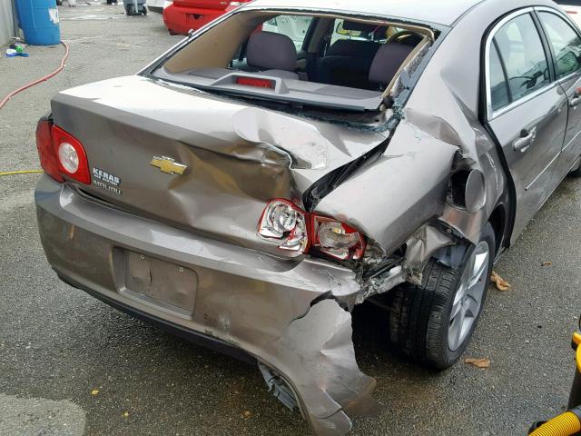 1G1ZA5E10BF312735 - 2011 CHEVROLET MALIBU LS GRAY photo 9