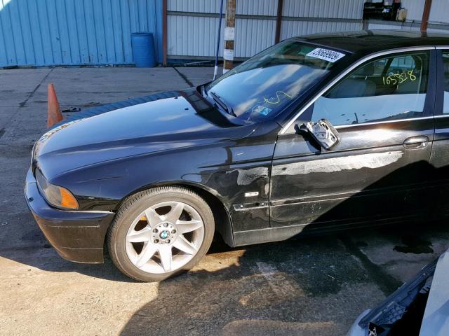 WBADT33493GF42816 - 2003 BMW 525 I BLACK photo 9