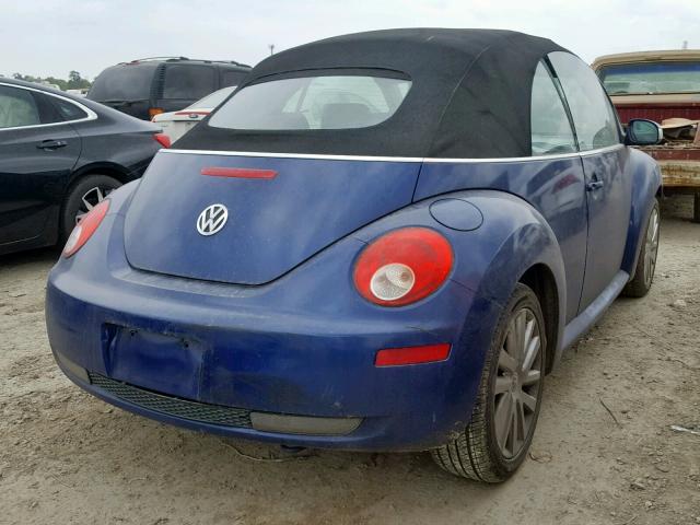 3VWRF31Y48M406557 - 2008 VOLKSWAGEN NEW BEETLE Mavi foto 4