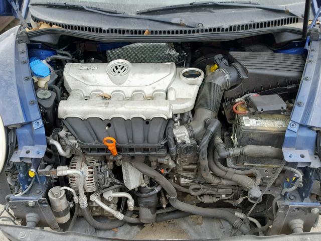 3VWRF31Y48M406557 - 2008 VOLKSWAGEN NEW BEETLE Mavi foto 7