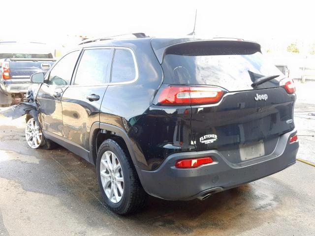 1C4PJLCB5HW641910 - 2017 JEEP CHEROKEE L BLACK photo 3