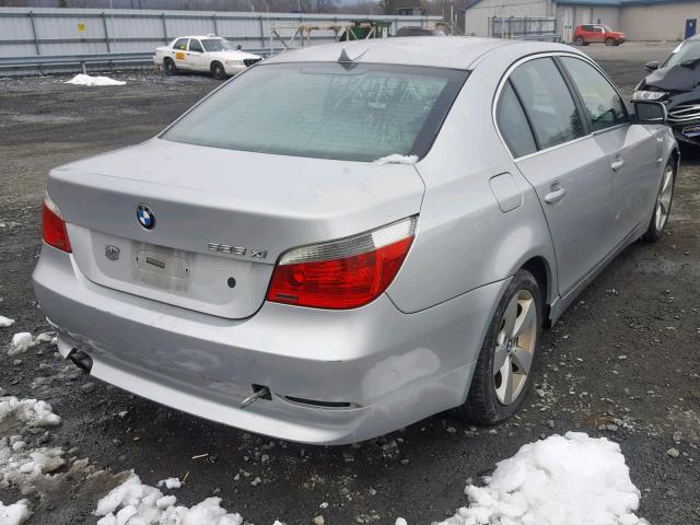 WBANF33536CS34912 - 2006 BMW 525 XI SILVER photo 4