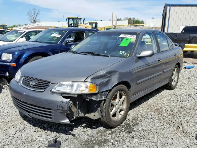 3N1BB51D91L115155 - 2001 NISSAN SENTRA SE GRAY photo 2