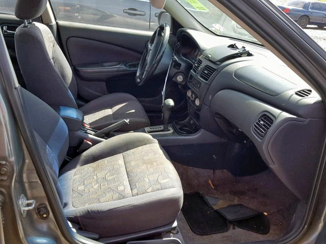 3N1BB51D91L115155 - 2001 NISSAN SENTRA SE GRAY photo 5