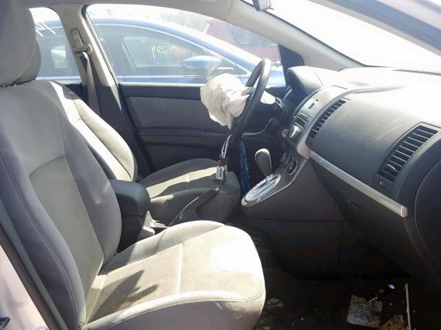 3N1AB6AP9AL667699 - 2010 NISSAN SENTRA 2.0 SILVER photo 5