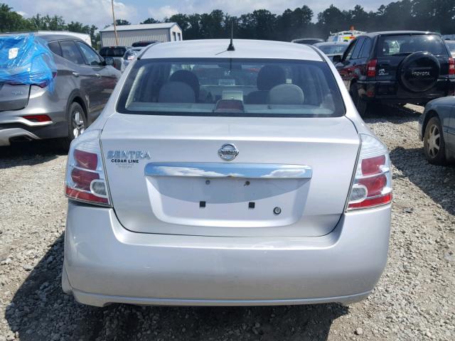 3N1AB6AP9AL667699 - 2010 NISSAN SENTRA 2.0 SILVER photo 9