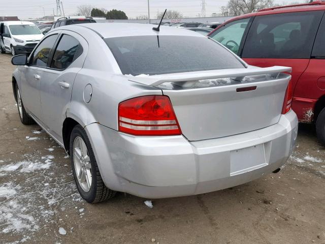 1B3CC1FB9AN175839 - 2010 DODGE AVENGER EX SILVER photo 3