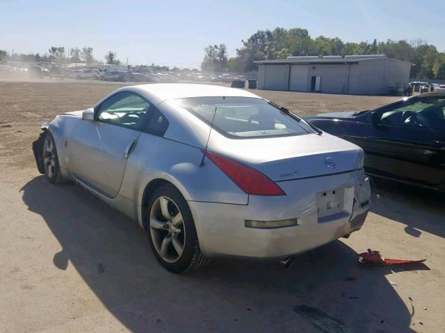 JN1BZ34E17M551324 - 2007 NISSAN 350Z COUPE SILVER photo 3