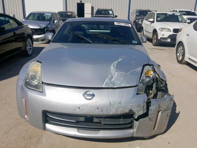 JN1BZ34E17M551324 - 2007 NISSAN 350Z COUPE SILVER photo 9