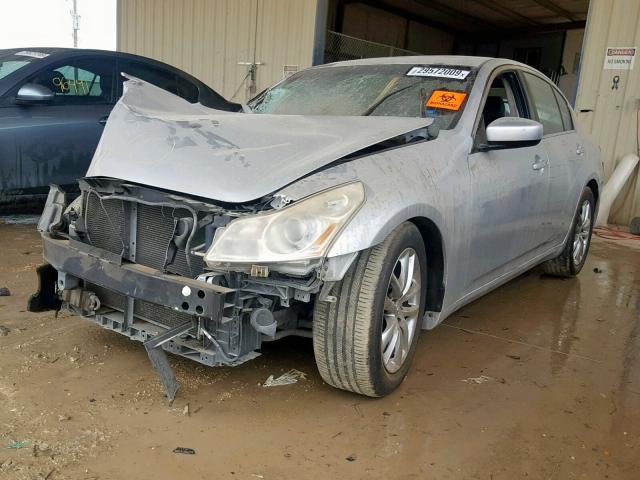 JNKCV61E19M010438 - 2009 INFINITI G37 BASE SILVER photo 2