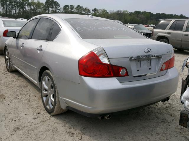 JNKBY01E56M203963 - 2006 INFINITI M45 BASE SILVER photo 3