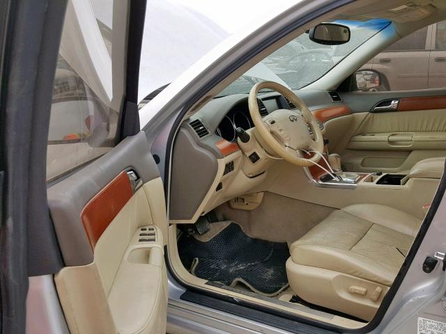 JNKBY01E56M203963 - 2006 INFINITI M45 BASE SILVER photo 9