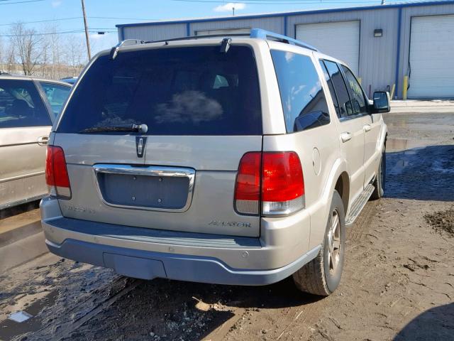 5LMEU88H85ZJ06257 - 2005 LINCOLN AVIATOR 金色 照片 4