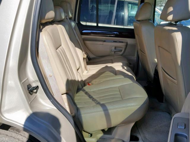 5LMEU88H85ZJ06257 - 2005 LINCOLN AVIATOR 金色 照片 6