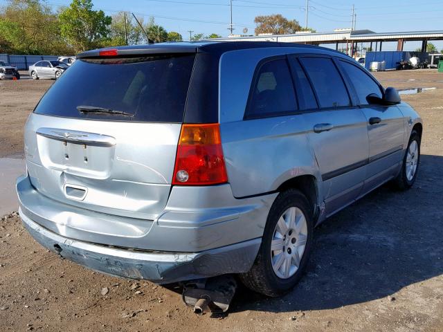 2A8GM48L28R654629 - 2008 CHRYSLER PACIFICA L BLUE photo 4