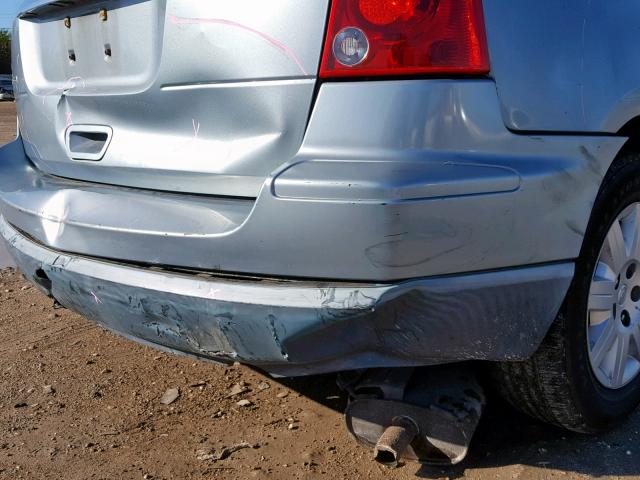 2A8GM48L28R654629 - 2008 CHRYSLER PACIFICA L BLUE photo 9