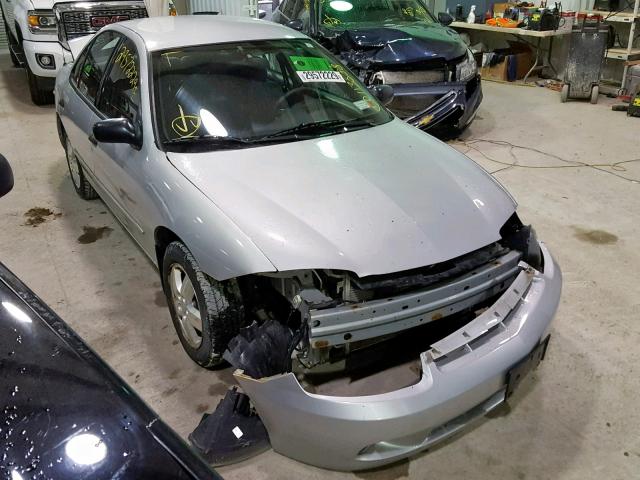 1G1JF52F947116580 - 2004 CHEVROLET CAVALIER L SILVER photo 1