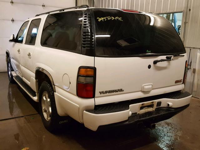 1GKFK66U34J118145 - 2004 GMC YUKON XL D WHITE photo 3