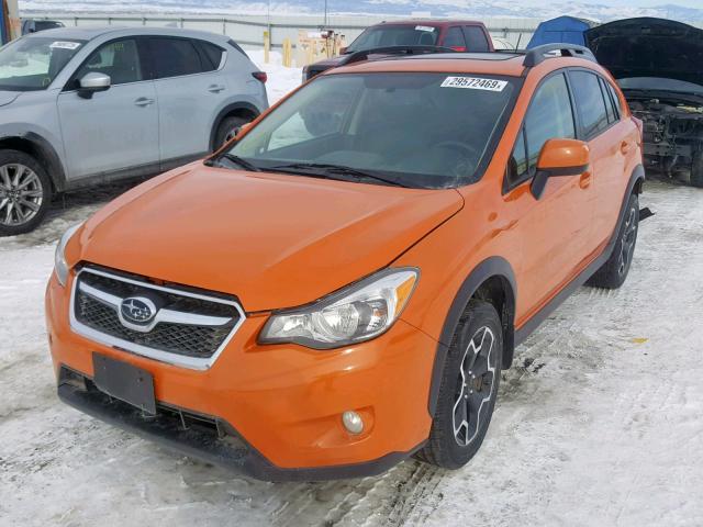 JF2GPACCXE9284229 - 2014 SUBARU XV CROSSTR ORANGE photo 2