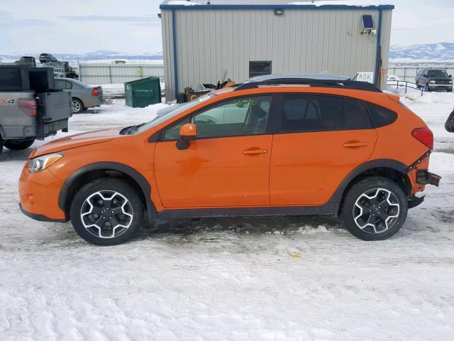 JF2GPACCXE9284229 - 2014 SUBARU XV CROSSTR ORANGE photo 9