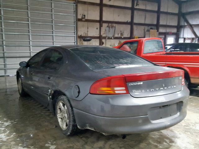 2B3HD46R14H672186 - 2004 DODGE INTREPID S GRAY photo 3