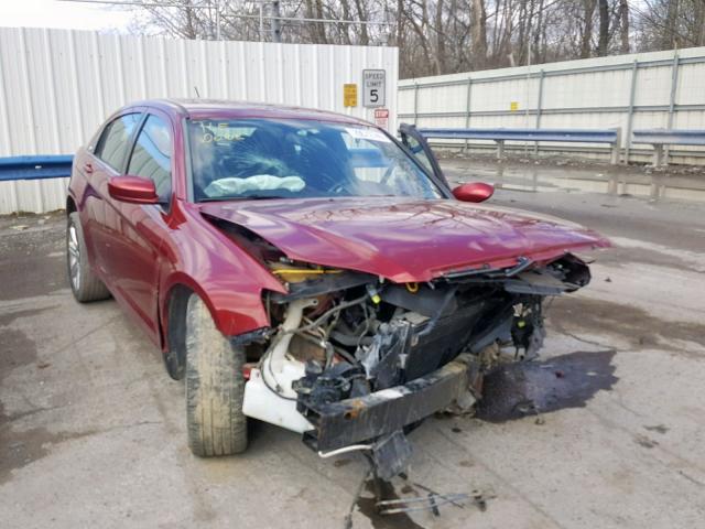 1C3BC1FG2BN600670 - 2011 CHRYSLER 200 TOURIN RED photo 1