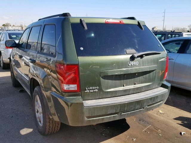 1J8GR48K67C563640 - 2007 JEEP GRAND CHER GREEN photo 3