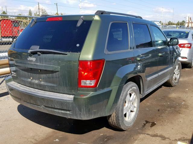 1J8GR48K67C563640 - 2007 JEEP GRAND CHER GREEN photo 4