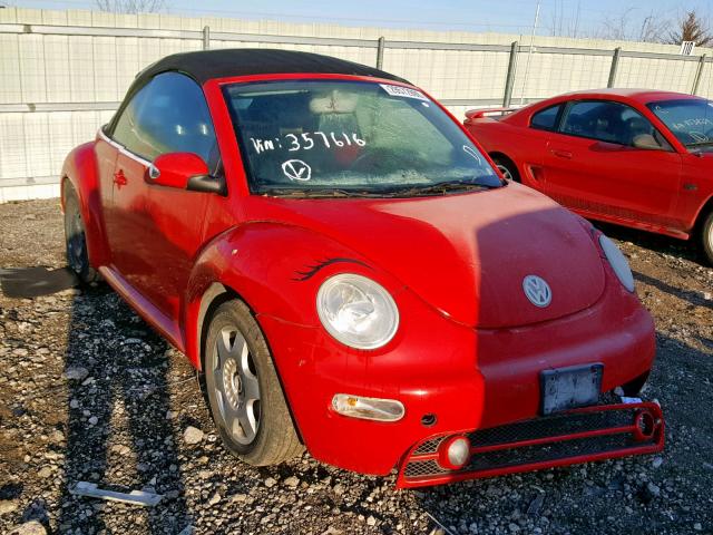 3VWCD31Y15M357616 - 2005 VOLKSWAGEN NEW BEETLE Rot Foto 1
