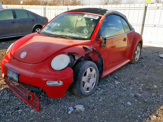 3VWCD31Y15M357616 - 2005 VOLKSWAGEN NEW BEETLE Rot Foto 2