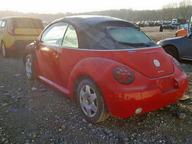 3VWCD31Y15M357616 - 2005 VOLKSWAGEN NEW BEETLE Rot Foto 3