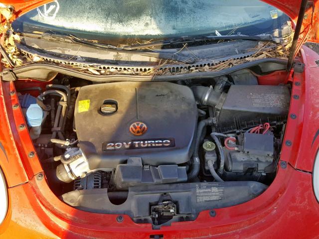 3VWCD31Y15M357616 - 2005 VOLKSWAGEN NEW BEETLE Rot Foto 7