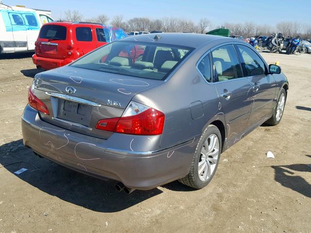 JNKAY01F58M651224 - 2008 INFINITI M35 BASE GRAY photo 4