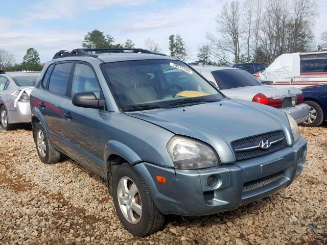 KM8JM12B55U152946 - 2005 HYUNDAI TUCSON GL TEAL photo 1