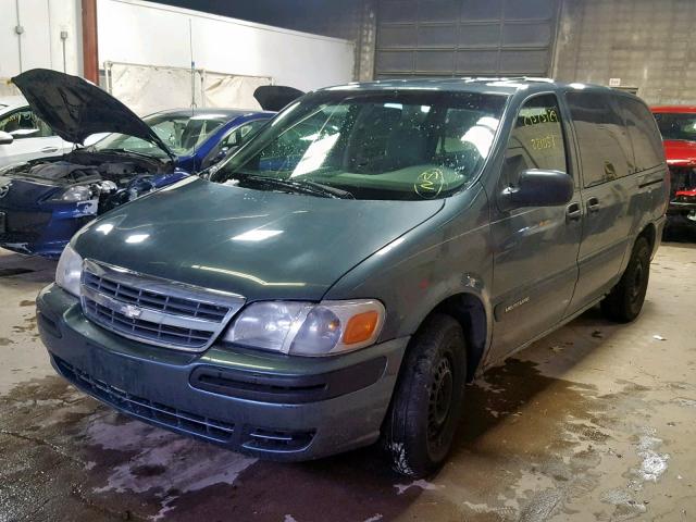 1GNDX03E34D132132 - 2004 CHEVROLET VENTURE BLUE photo 2