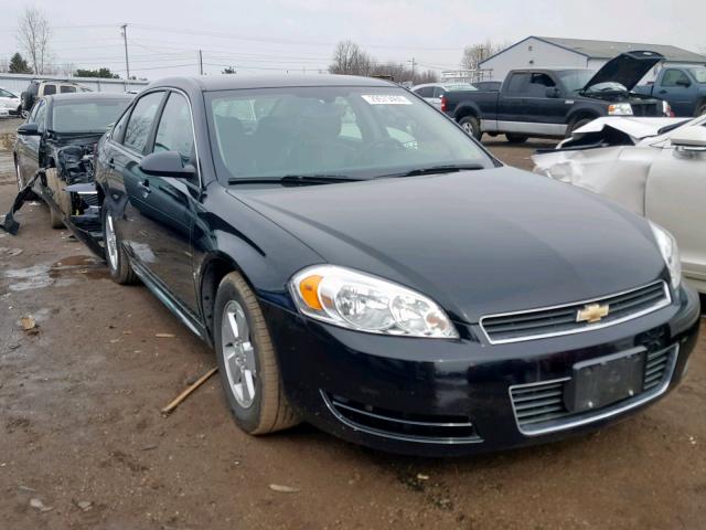 2G1WT57K691284850 - 2009 CHEVROLET IMPALA 1LT BLACK photo 1