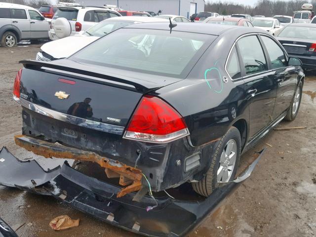 2G1WT57K691284850 - 2009 CHEVROLET IMPALA 1LT BLACK photo 4