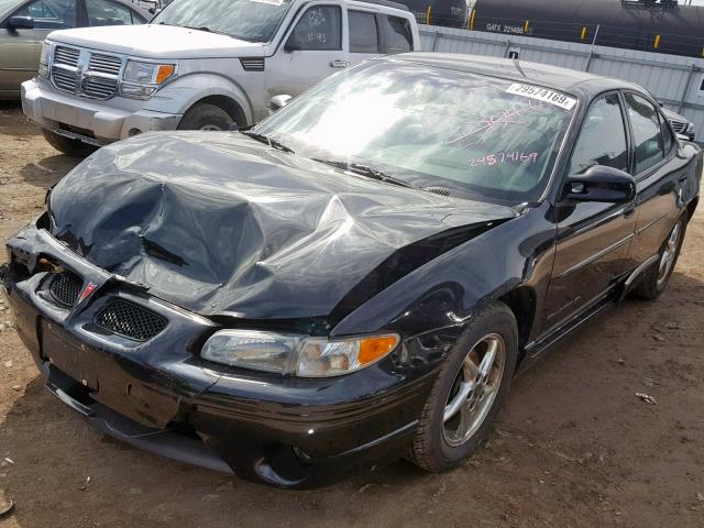 1G2WP52K63F172993 - 2003 PONTIAC GRAND PRIX BLACK photo 2
