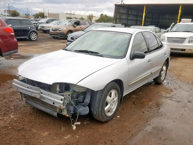 1G1JF52F357206874 - 2005 CHEVROLET CAVALIER L SILVER photo 2