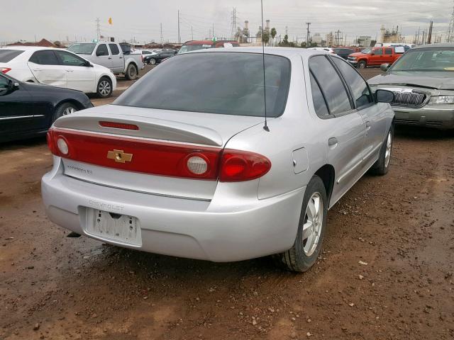 1G1JF52F357206874 - 2005 CHEVROLET CAVALIER L SILVER photo 4