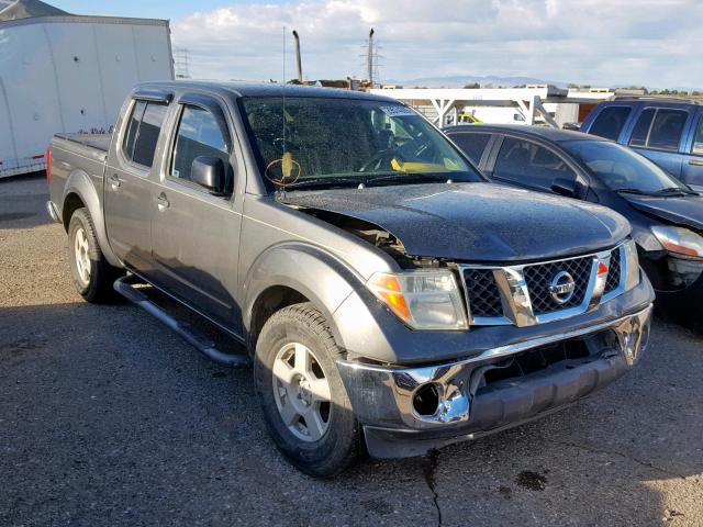 1N6AD07U55C422933 - 2005 NISSAN FRONTIER C CHARCOAL photo 1