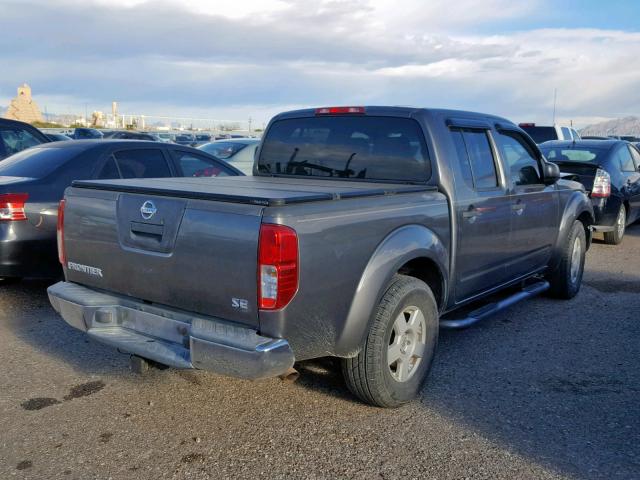 1N6AD07U55C422933 - 2005 NISSAN FRONTIER C CHARCOAL photo 4