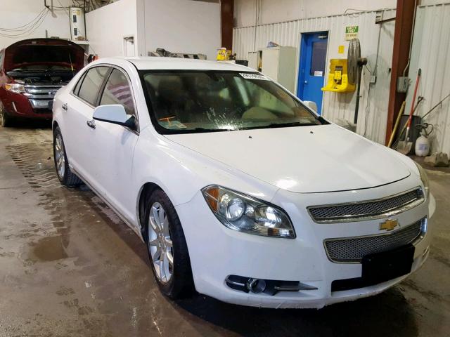 1G1ZE5EB7AF255204 - 2010 CHEVROLET MALIBU LTZ WHITE photo 1